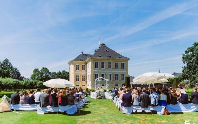 Elisabeth + Philipp und ihre Freie Trauung im Schloss Miel in Bonn